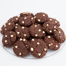 TRY20-WCC - Two Dozen Decadent Chocolate Gourmet Cookie Tray